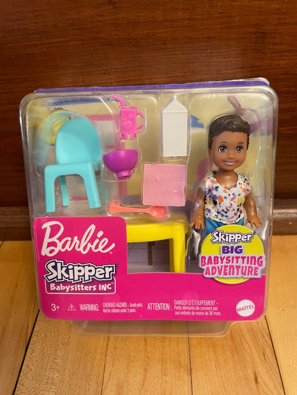 NIP Barbie Skipper Babysitters Inc. Toddler Boy Mealtime - Picture 3 of 4